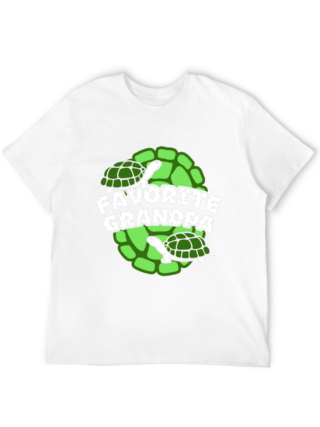 Favorite Grandpa Turtle Graphic T-Shirt