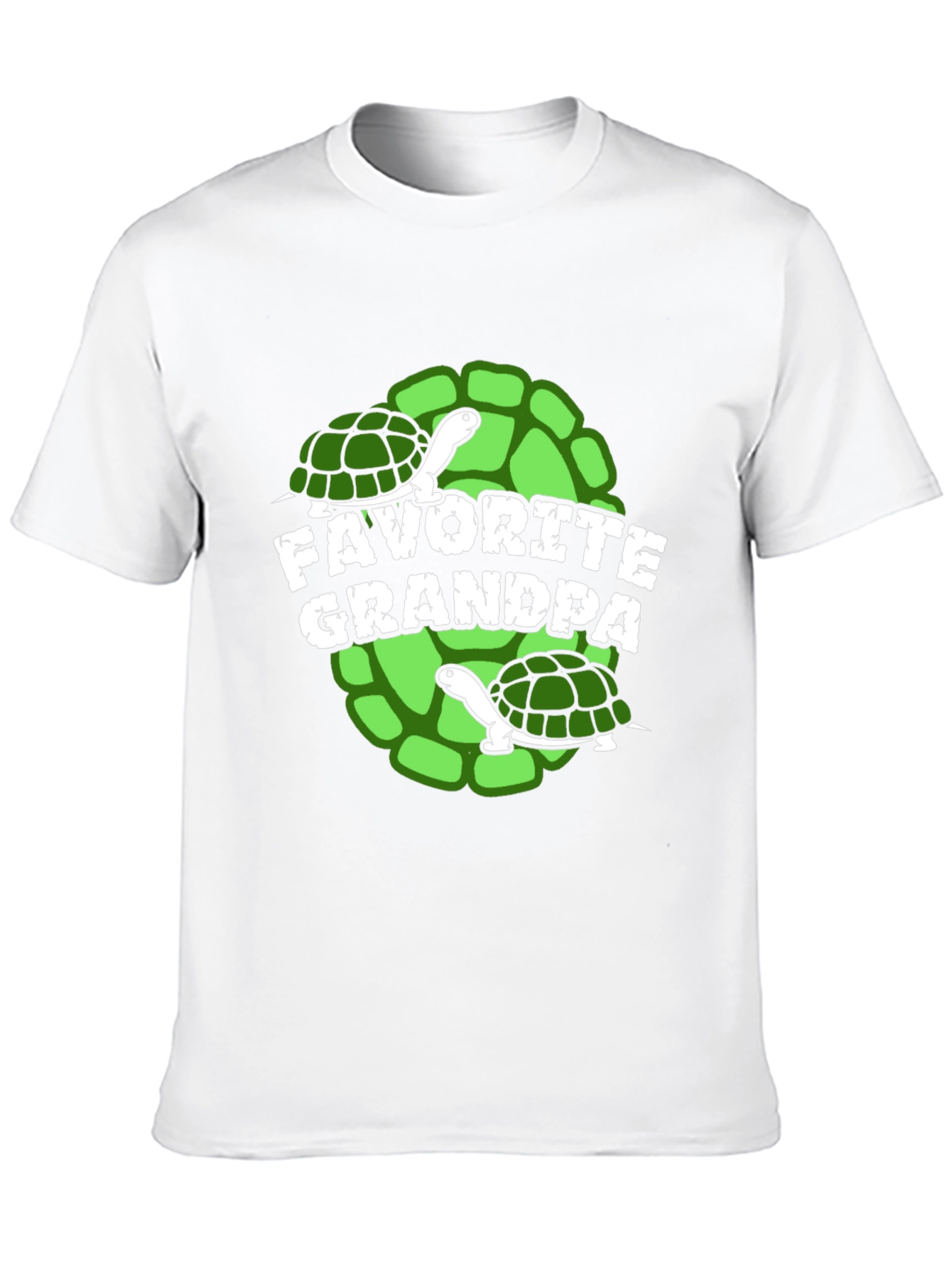 Favorite Grandpa Turtle Graphic T-Shirt