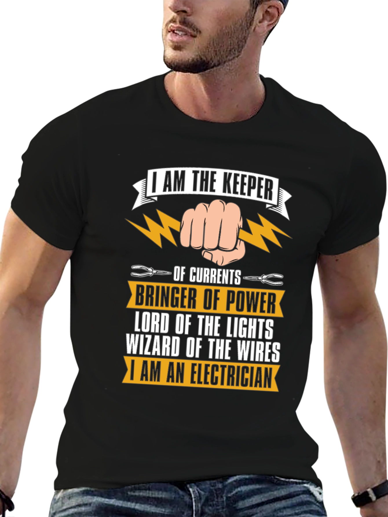 Electrician T-Shirt - Keeper of Currents
