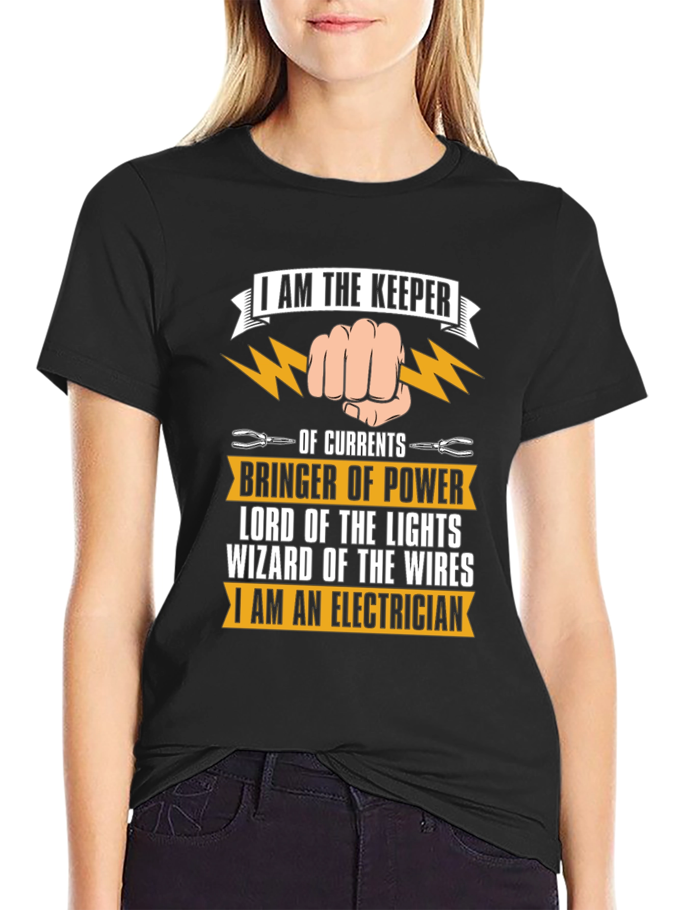 Electrician T-Shirt - Keeper of Currents