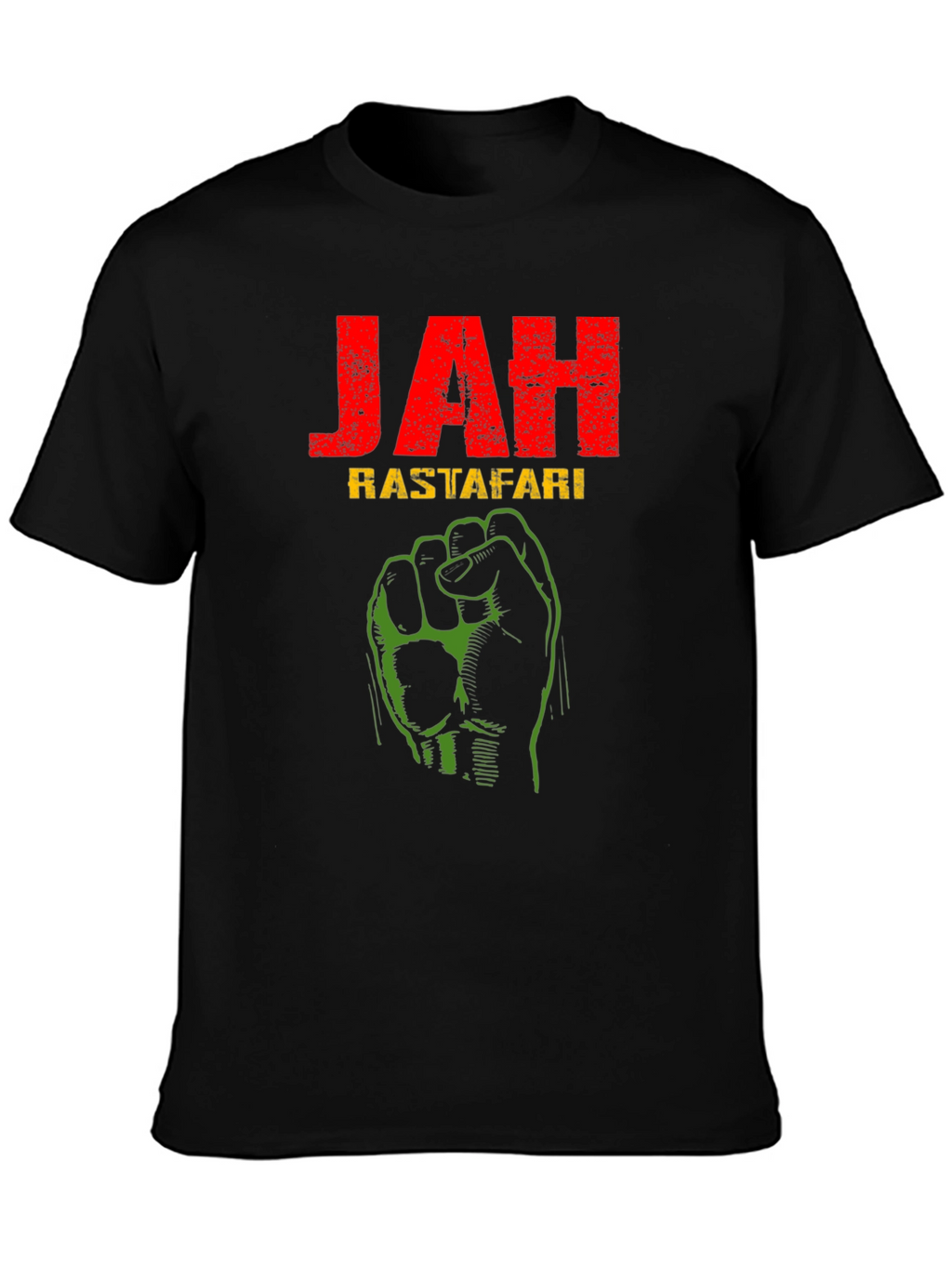 JAH Rastafari Fist Graphic T-Shirt