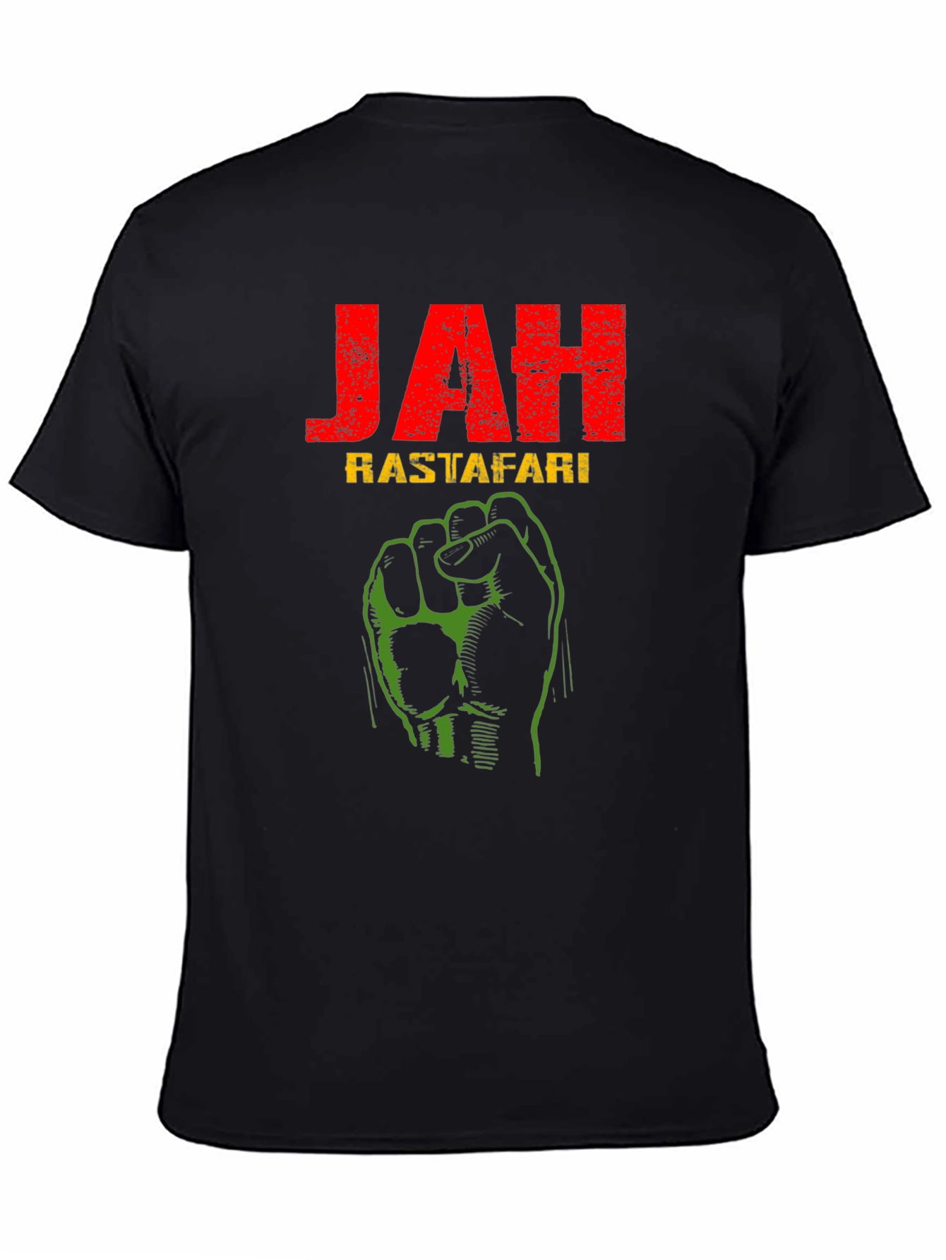 JAH Rastafari Fist Graphic T-Shirt