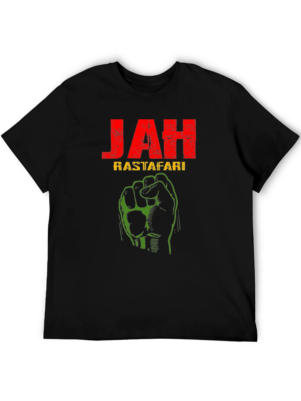 JAH Rastafari Fist Graphic T-Shirt