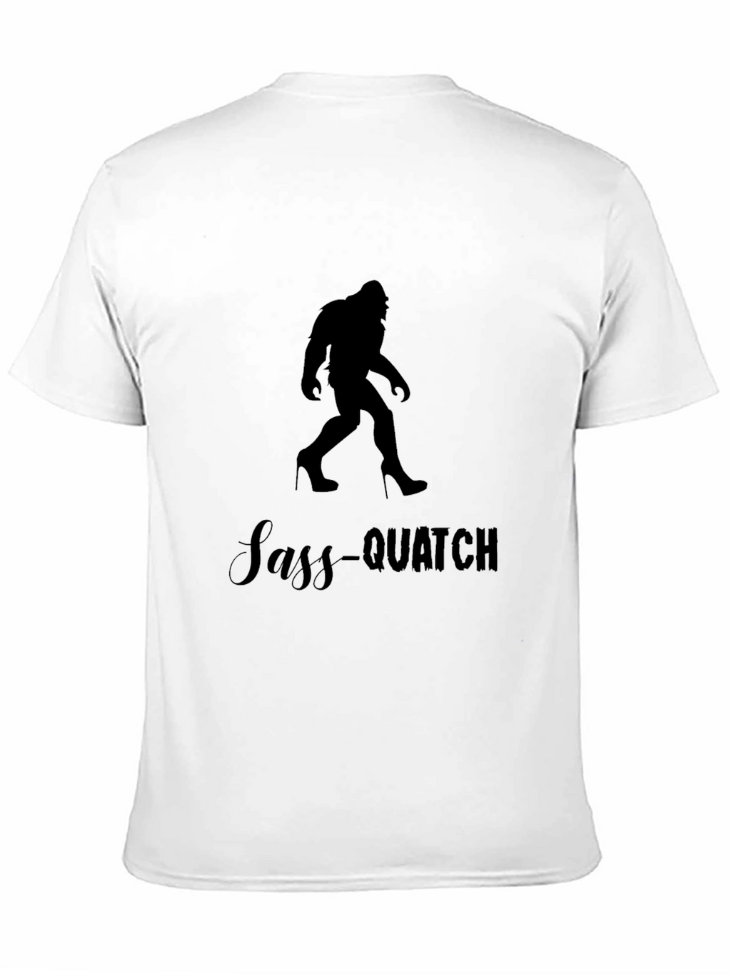 Sass-Quatch Black Graphic Tee