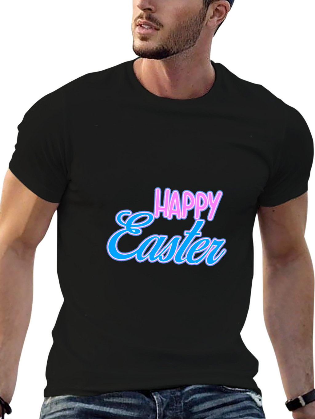 Happy Easter T-Shirt - Stylish Holiday Apparel