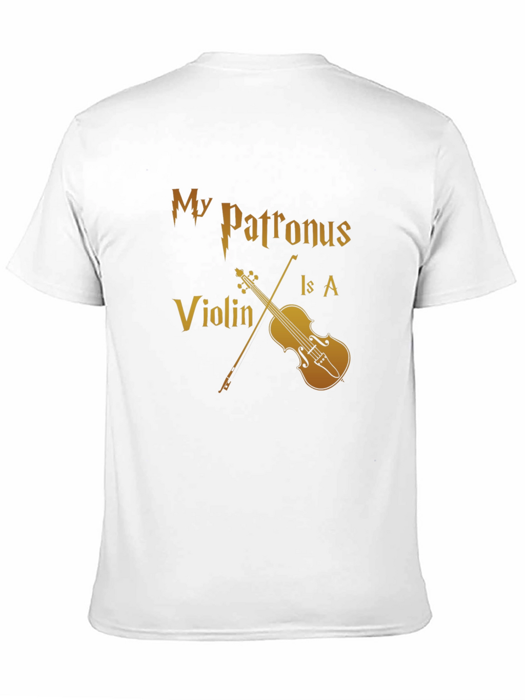 My Patronus Is A Violin Black T-Shirt