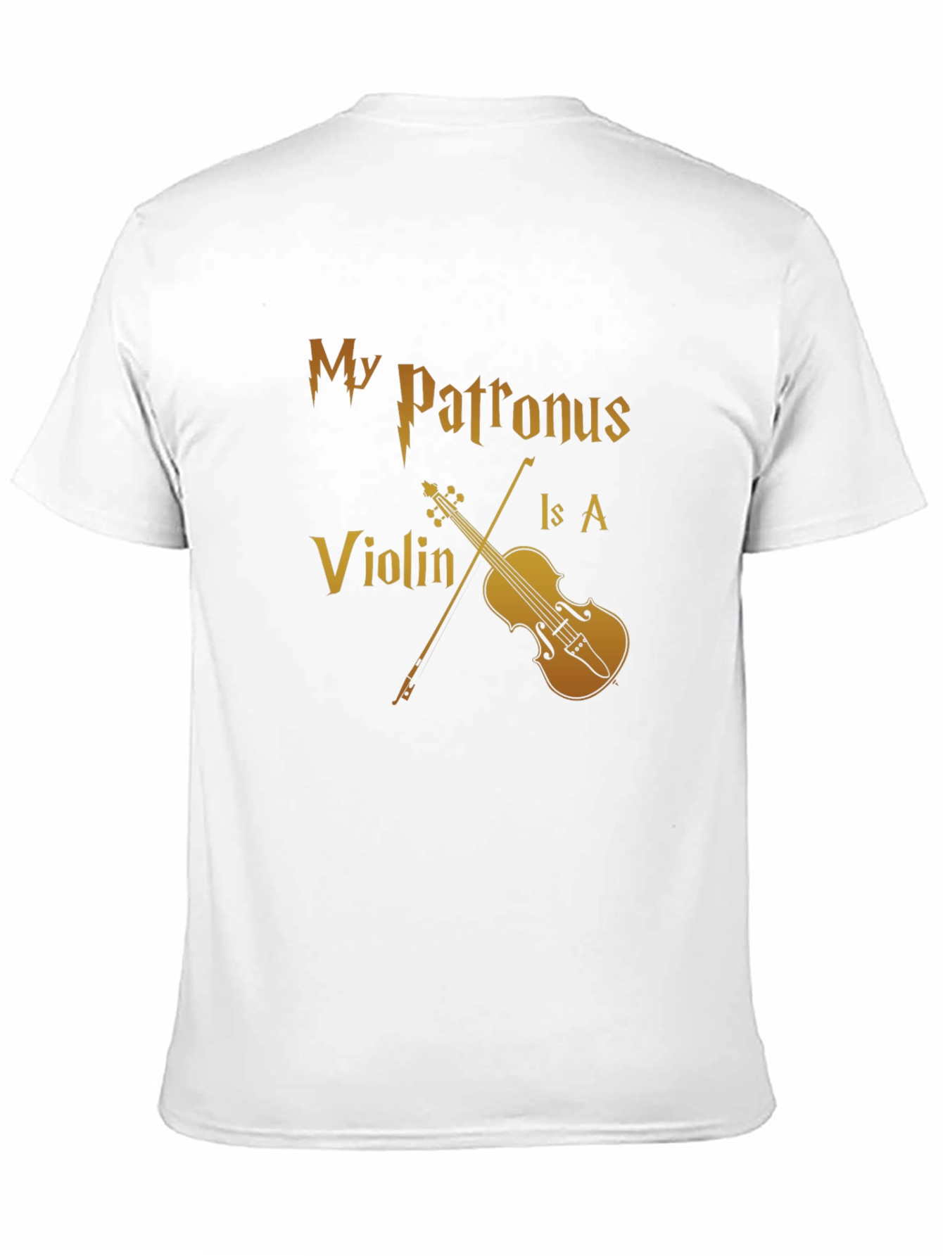 My Patronus Is A Violin Black T-Shirt