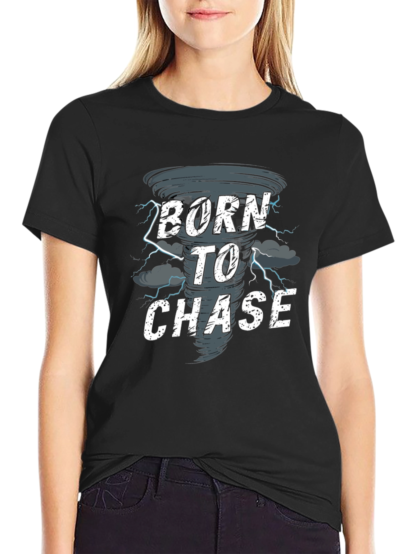 Born to Chase Tornado T-Shirt - Weather Enthusiast Tee