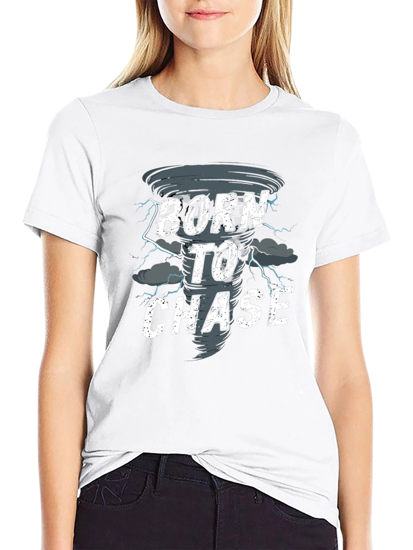 Born to Chase Tornado T-Shirt - Weather Enthusiast Tee