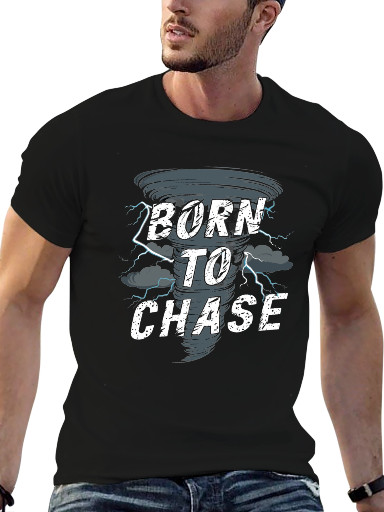 Born to Chase Tornado T-Shirt - Weather Enthusiast Tee
