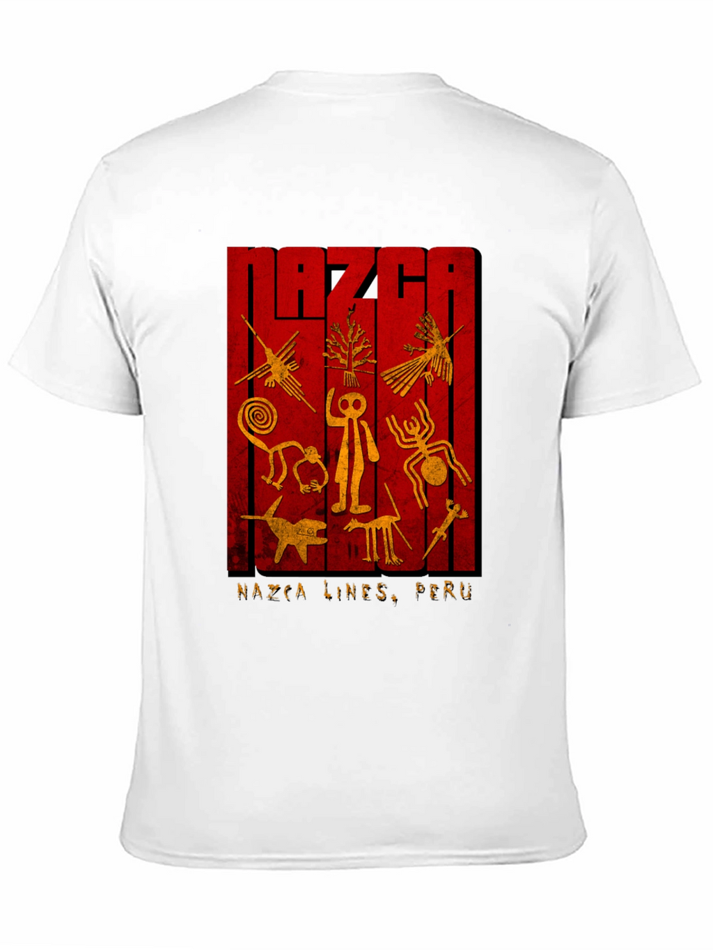 Nazca Lines Peru T-Shirt - Black
