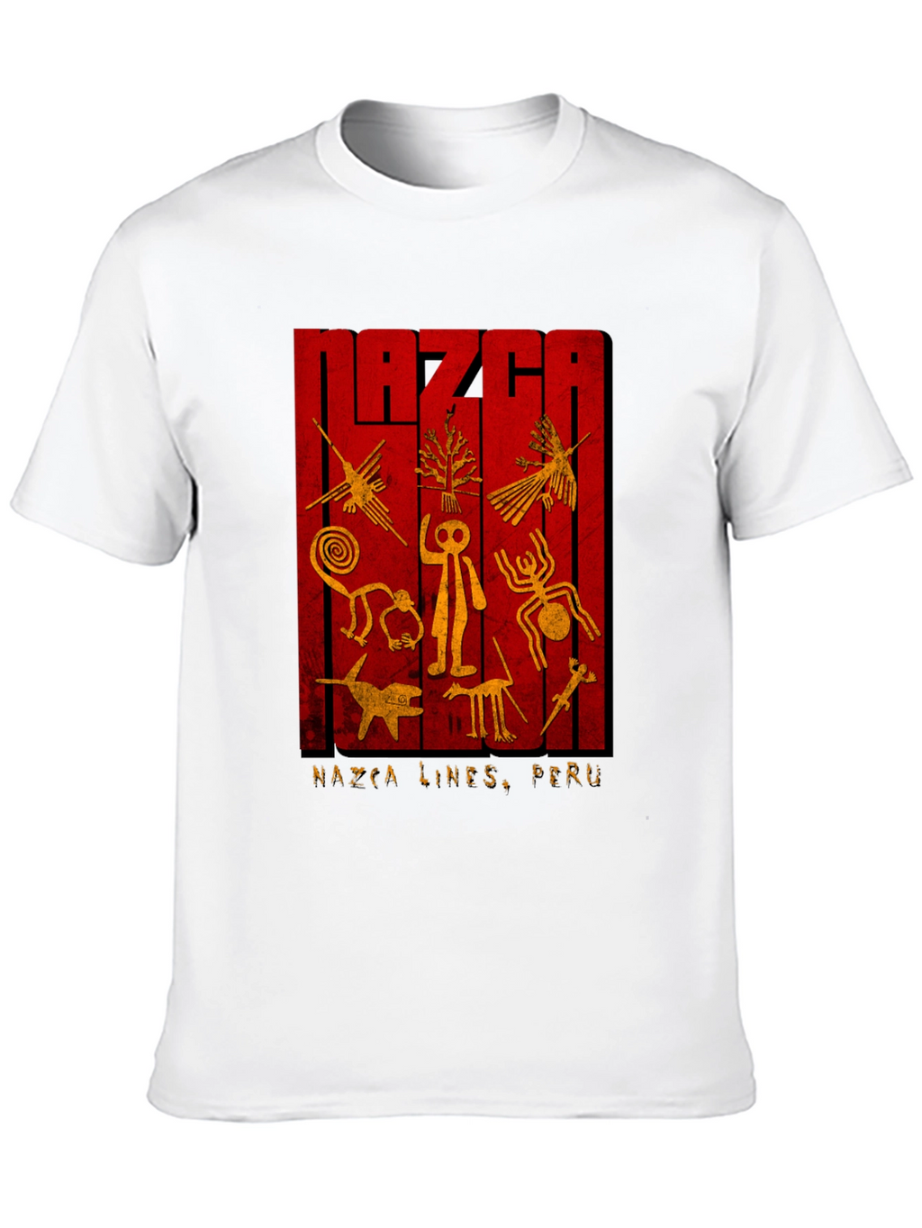 Nazca Lines Peru T-Shirt - Black