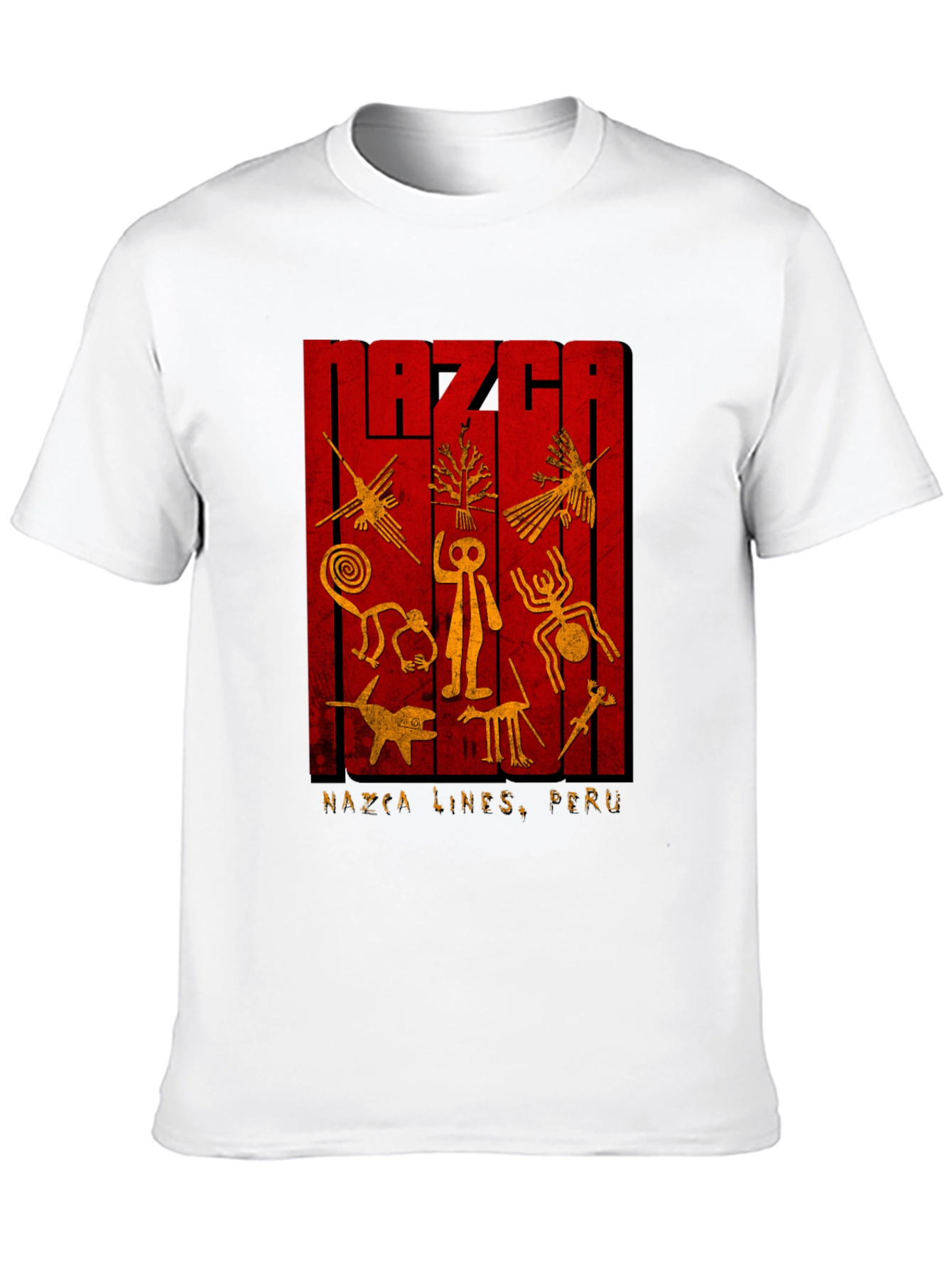Nazca Lines Peru T-Shirt - Black