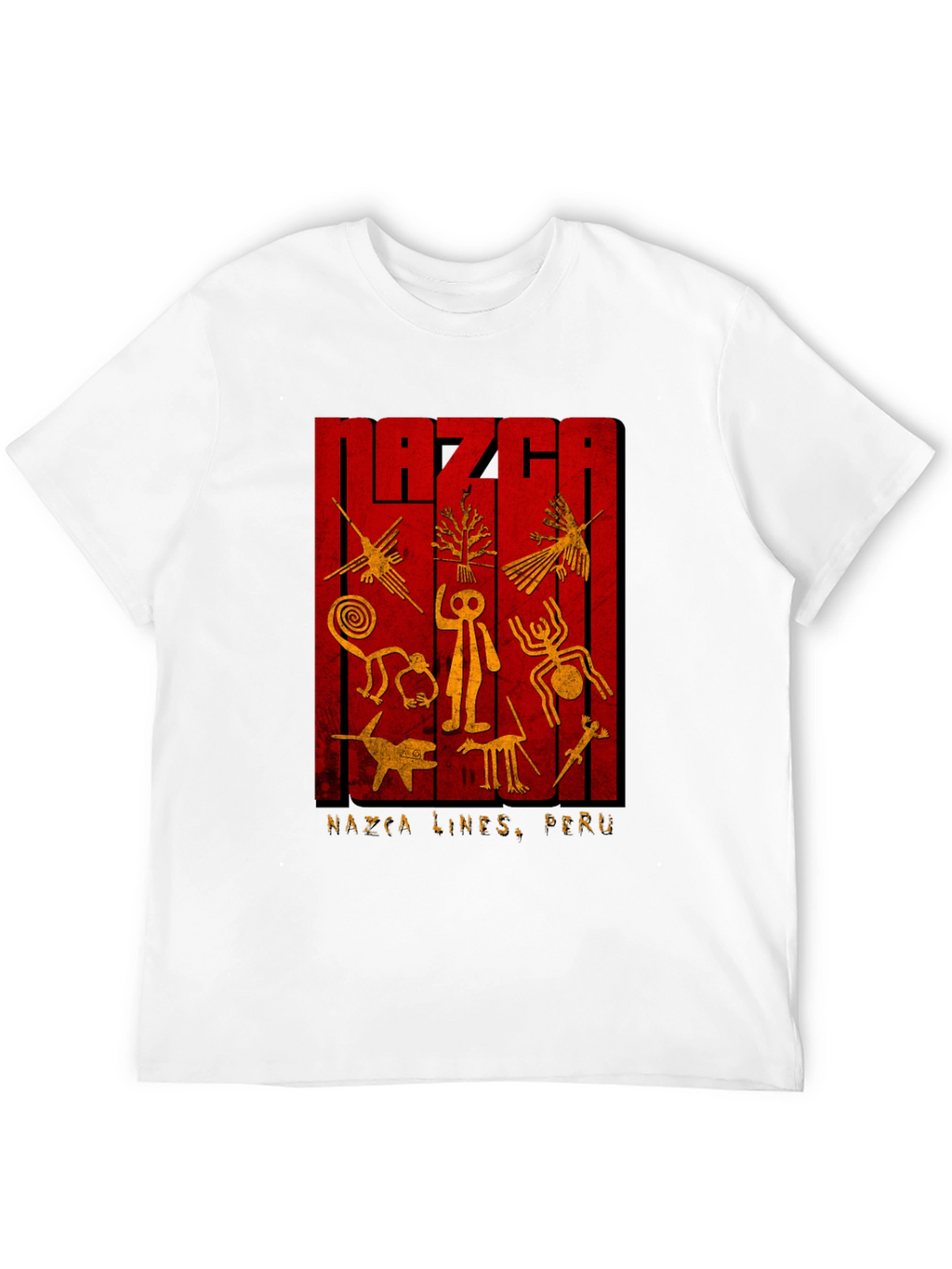 Nazca Lines Peru T-Shirt - Black