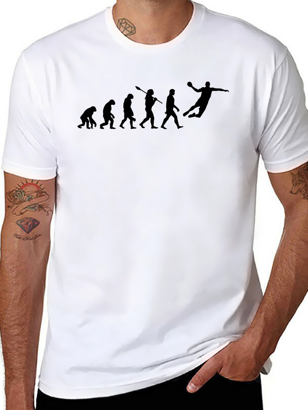 Handball Evolution T-Shirt - Funny Sport Tee