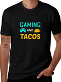 Gaming and Tacos Graphic T-Shirt