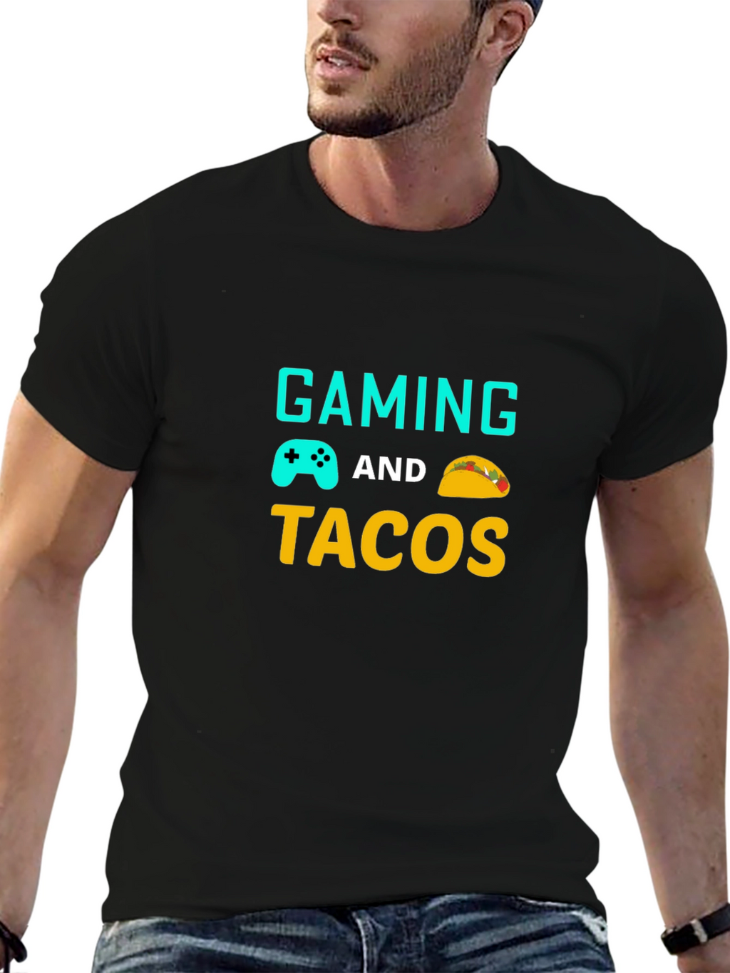 Gaming and Tacos Graphic T-Shirt