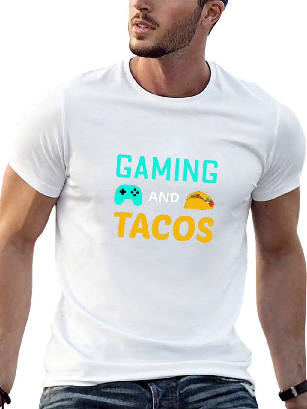 Gaming and Tacos Graphic T-Shirt