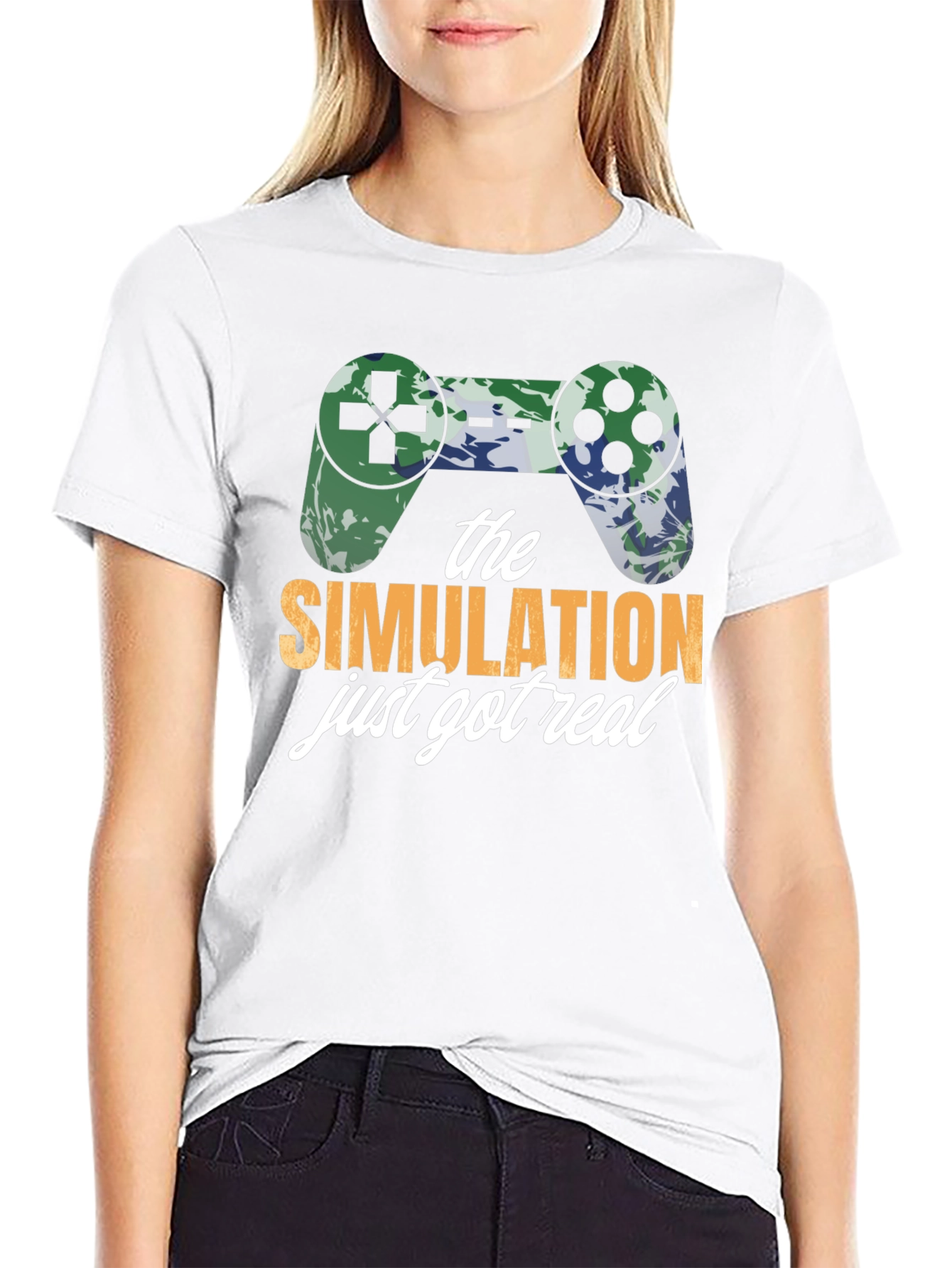 Simulation Just Got Real Gamer T-Shirt