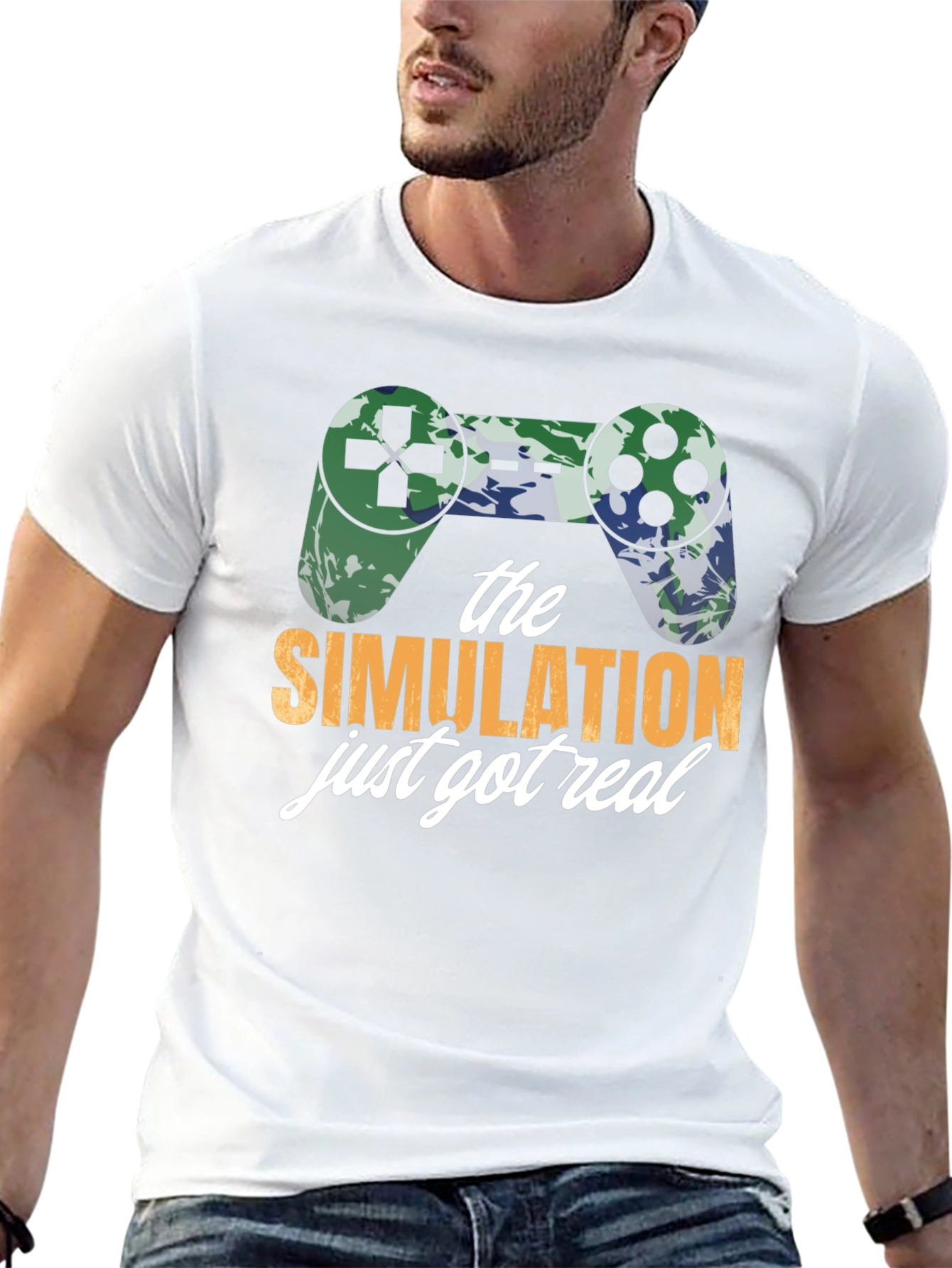 Simulation Just Got Real Gamer T-Shirt