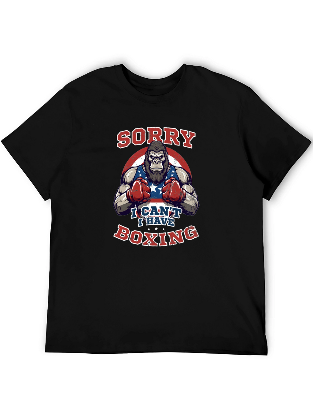 Sorry I Cant Boxing T-Shirt