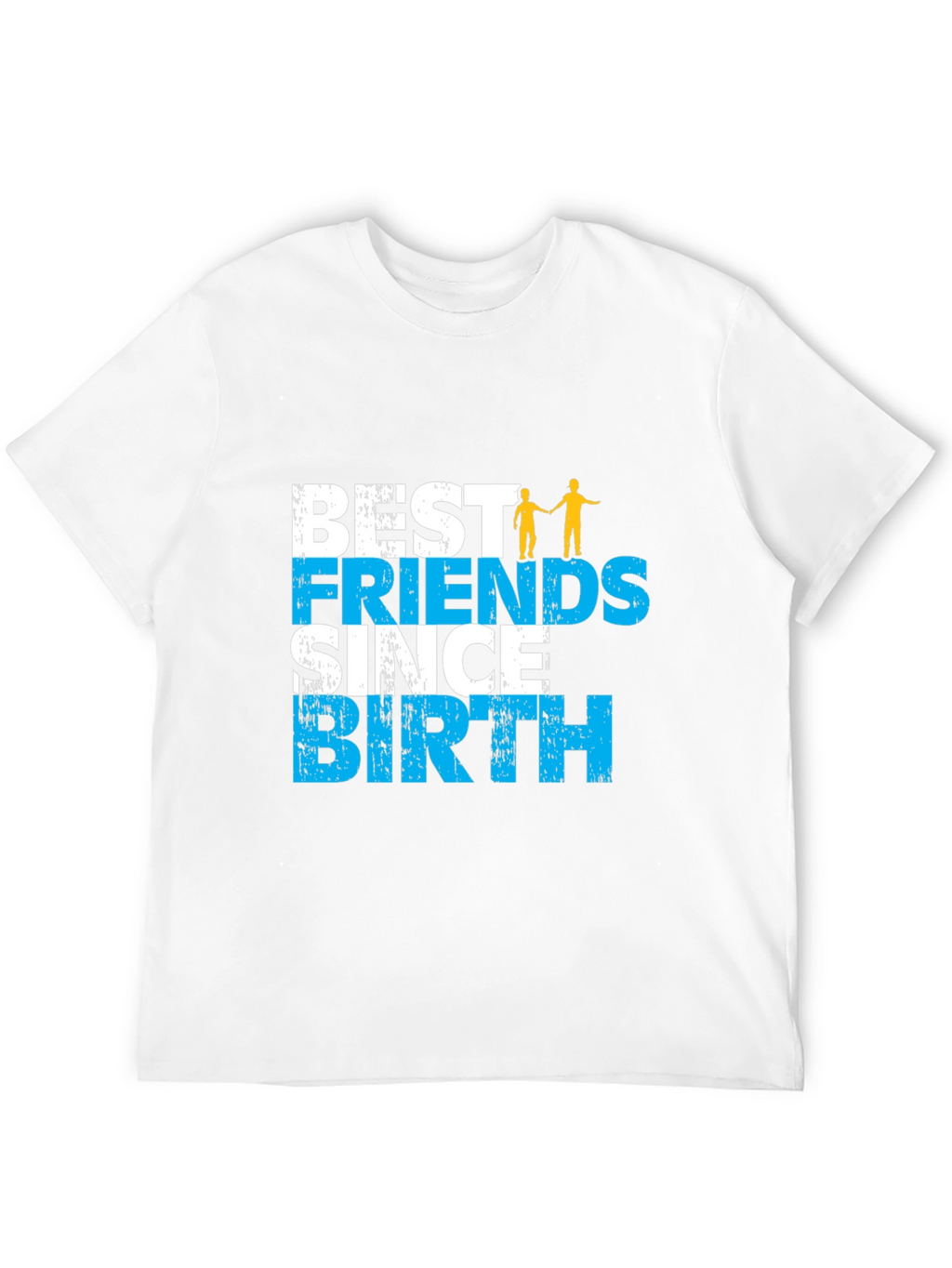 Best Friends Since Birth Graphic Tee - Black
