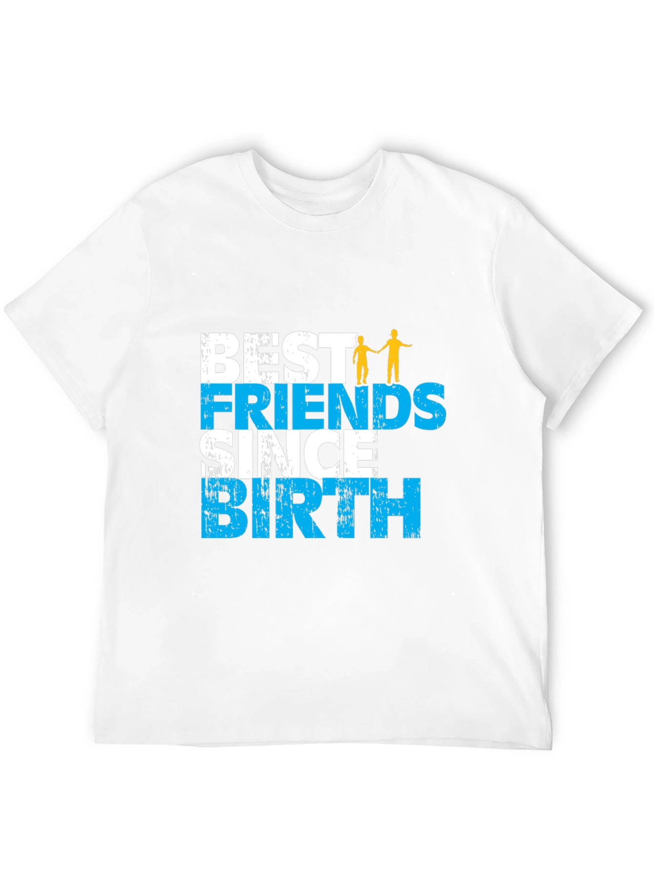Best Friends Since Birth Graphic Tee - Black