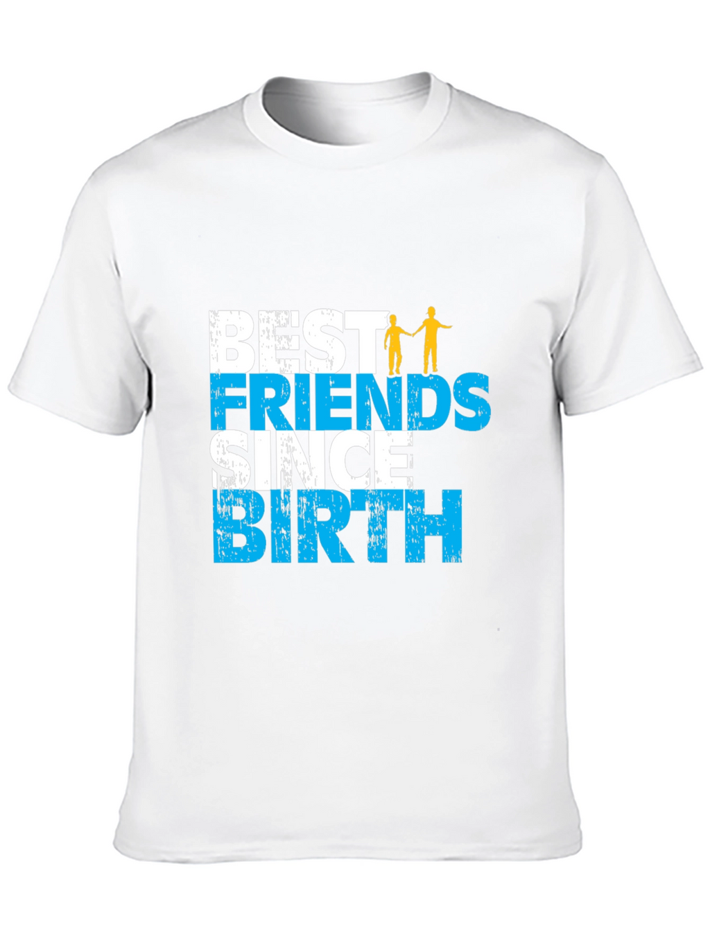 Best Friends Since Birth Graphic Tee - Black