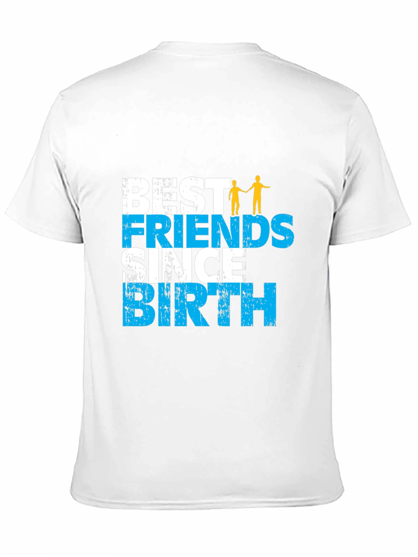 Best Friends Since Birth Graphic Tee - Black