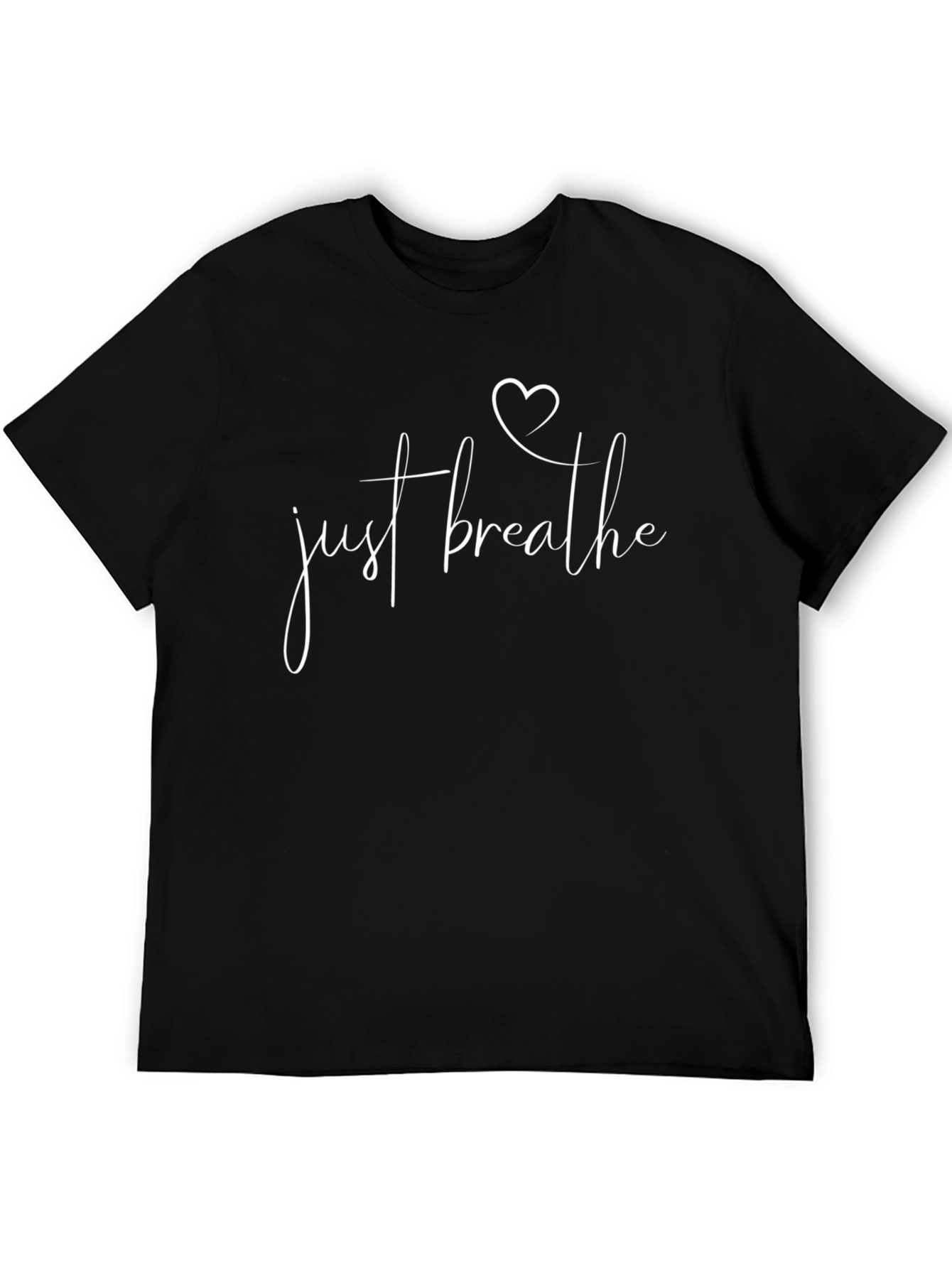 Just Breathe Graphic Tee - Relaxed Fit