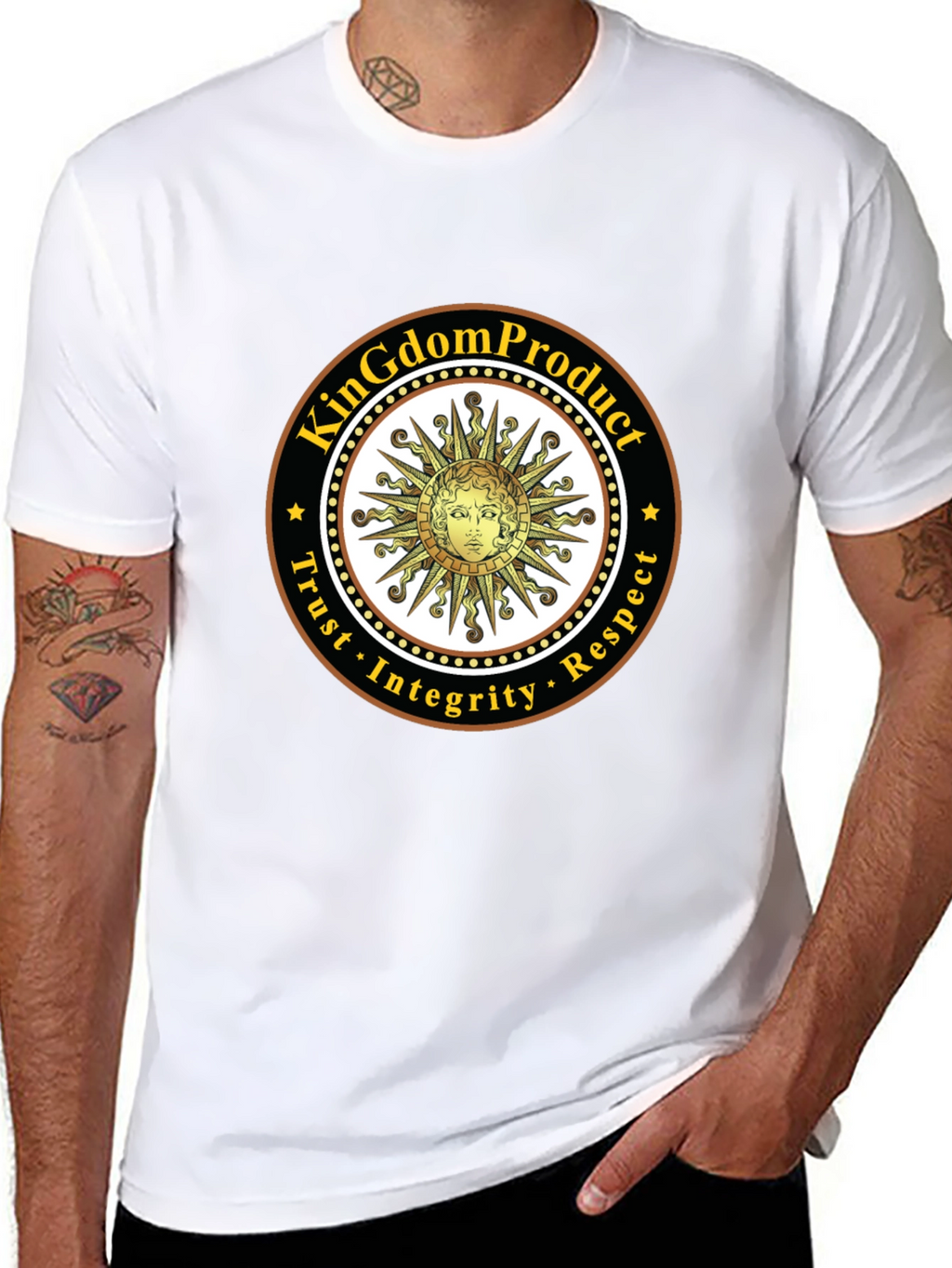KingDom Product Black Graphic Tee