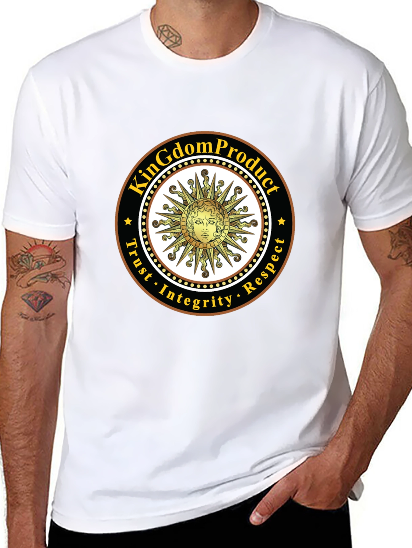 KingDom Product Black Graphic Tee