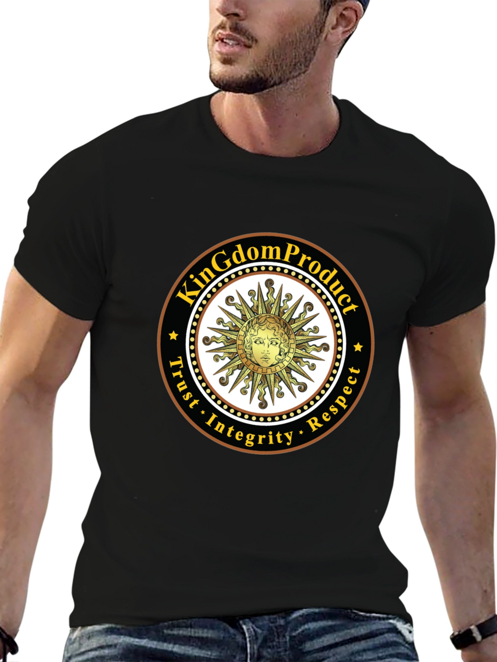 KingDom Product Black Graphic Tee