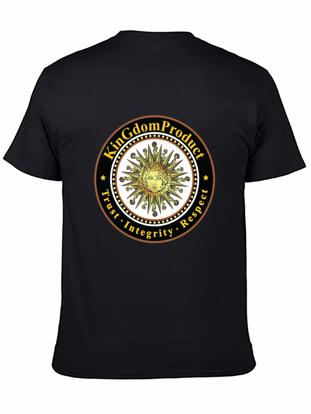 KingDom Product Black Graphic Tee