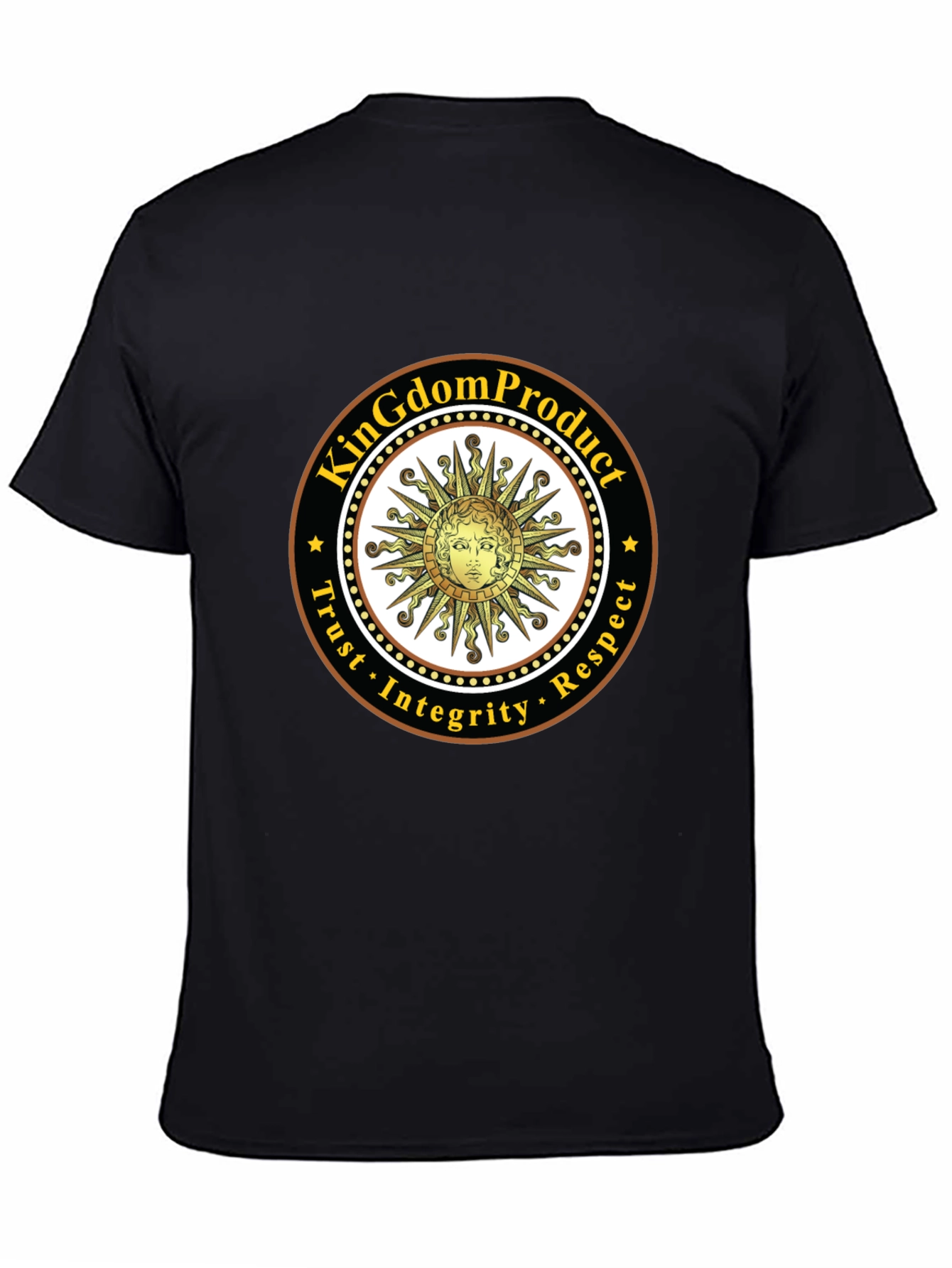 KingDom Product Black Graphic Tee