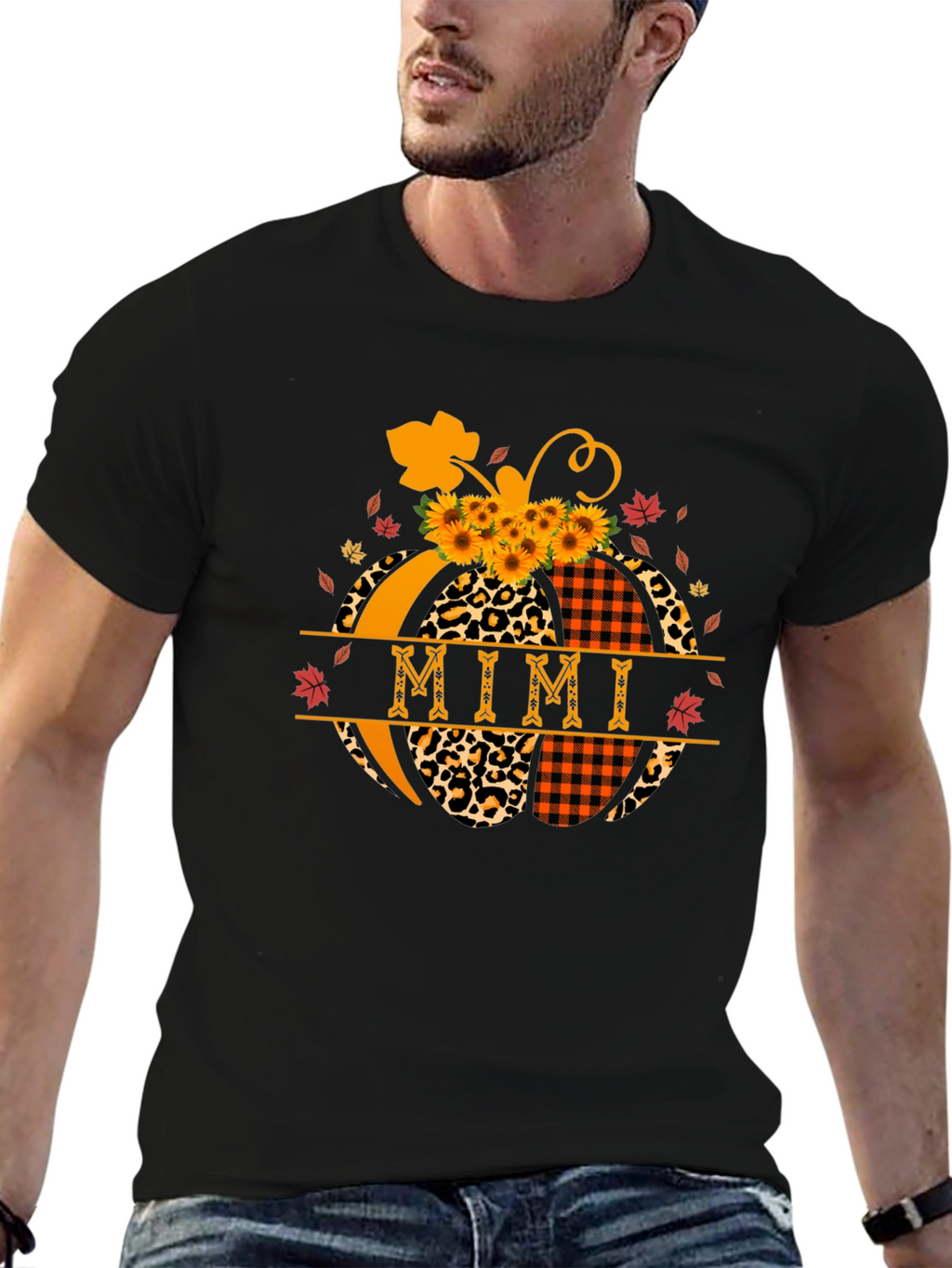 Mimi Pumpkin T-Shirt Fall Thanksgiving