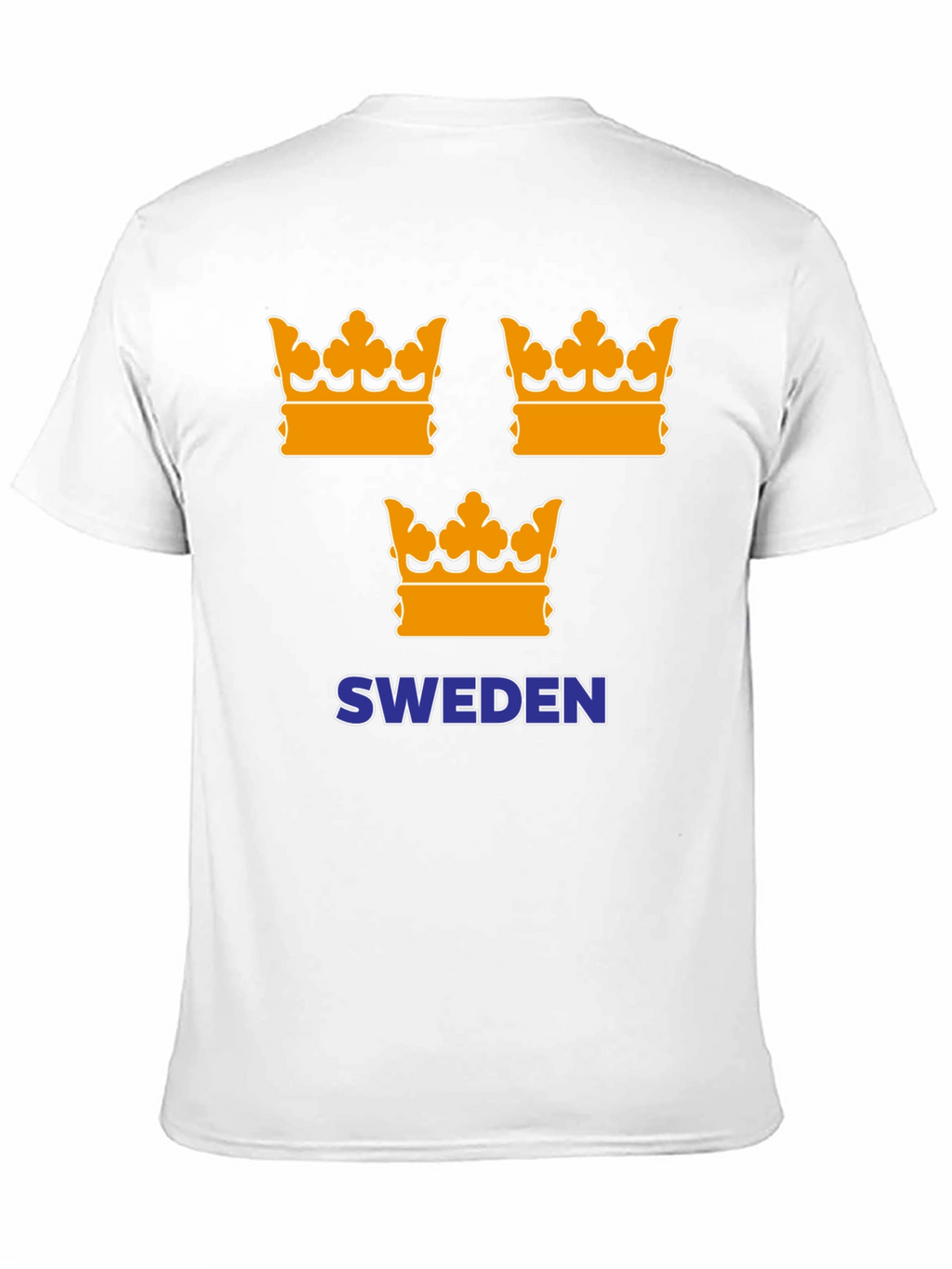 Sweden Crown Graphic Tee - Black