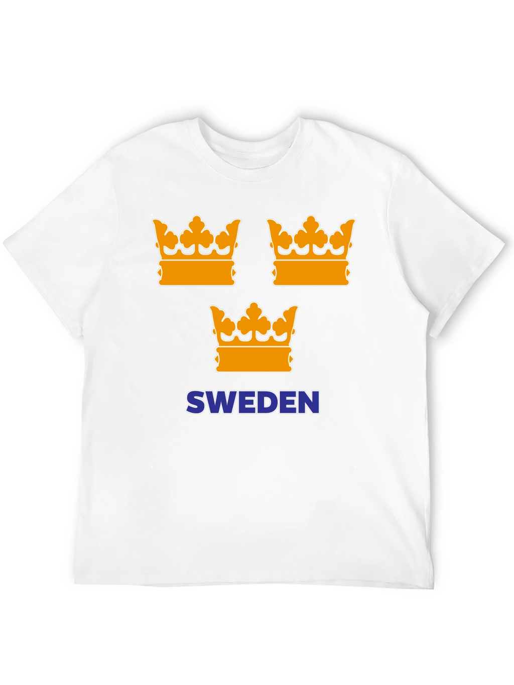 Sweden Crown Graphic Tee - Black