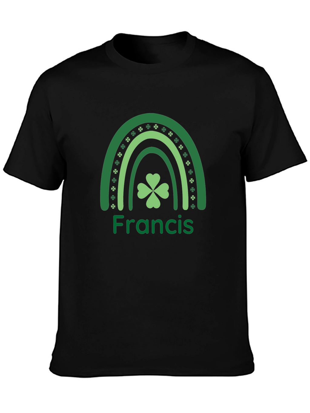 St. Patricks Day Francis Shamrock Rainbow T-Shirt
