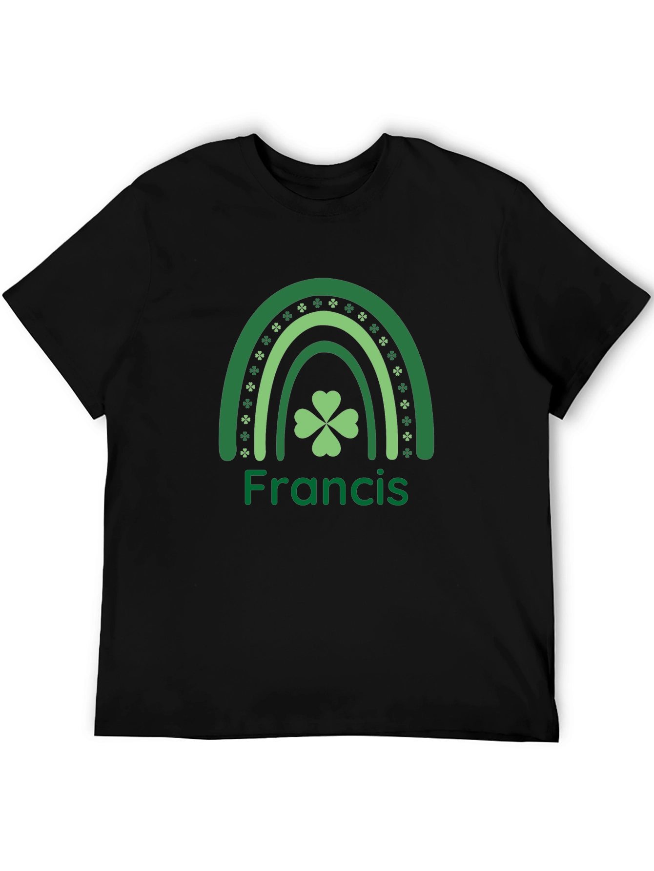 St. Patricks Day Francis Shamrock Rainbow T-Shirt