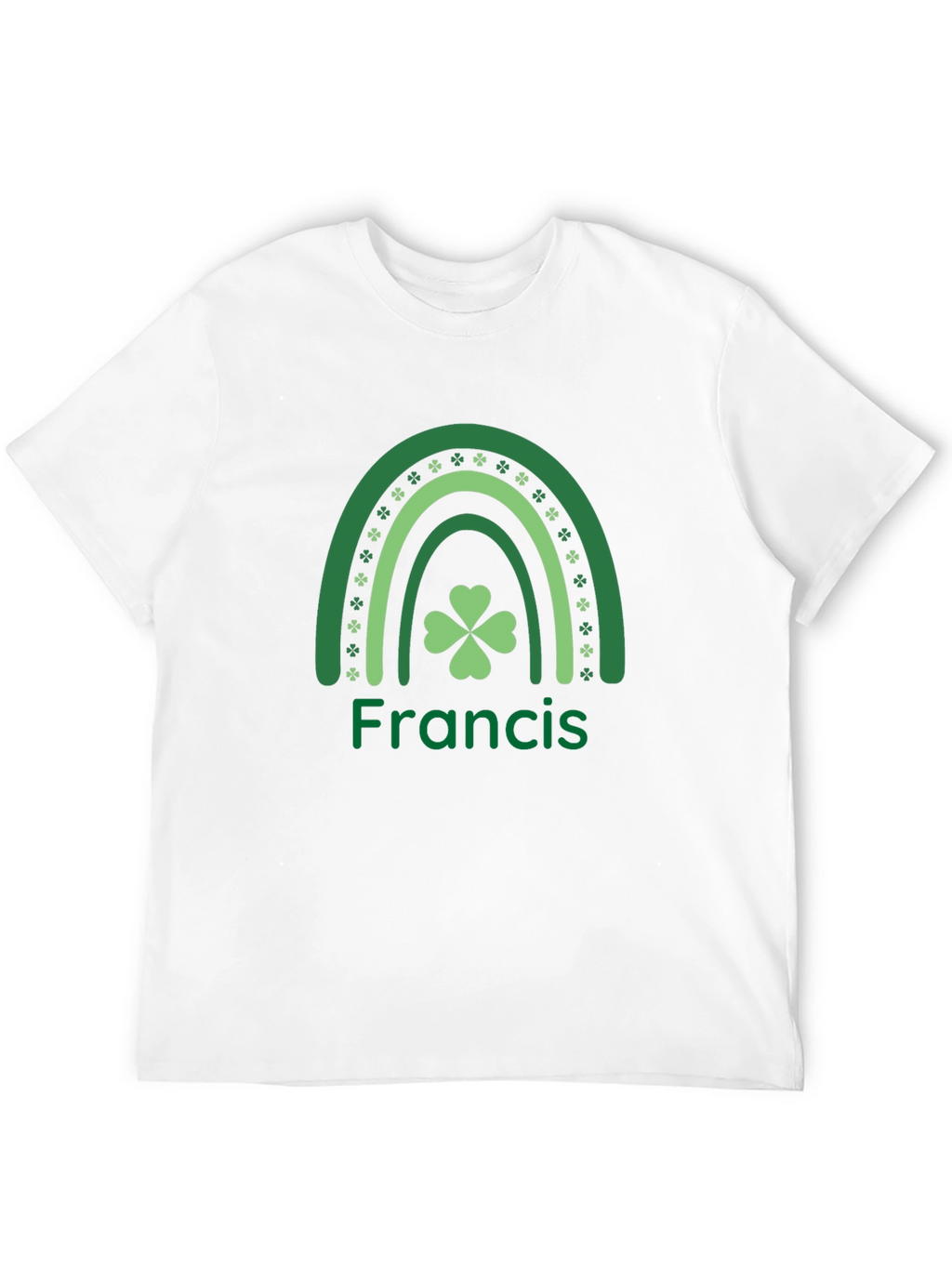 St. Patricks Day Francis Shamrock Rainbow T-Shirt