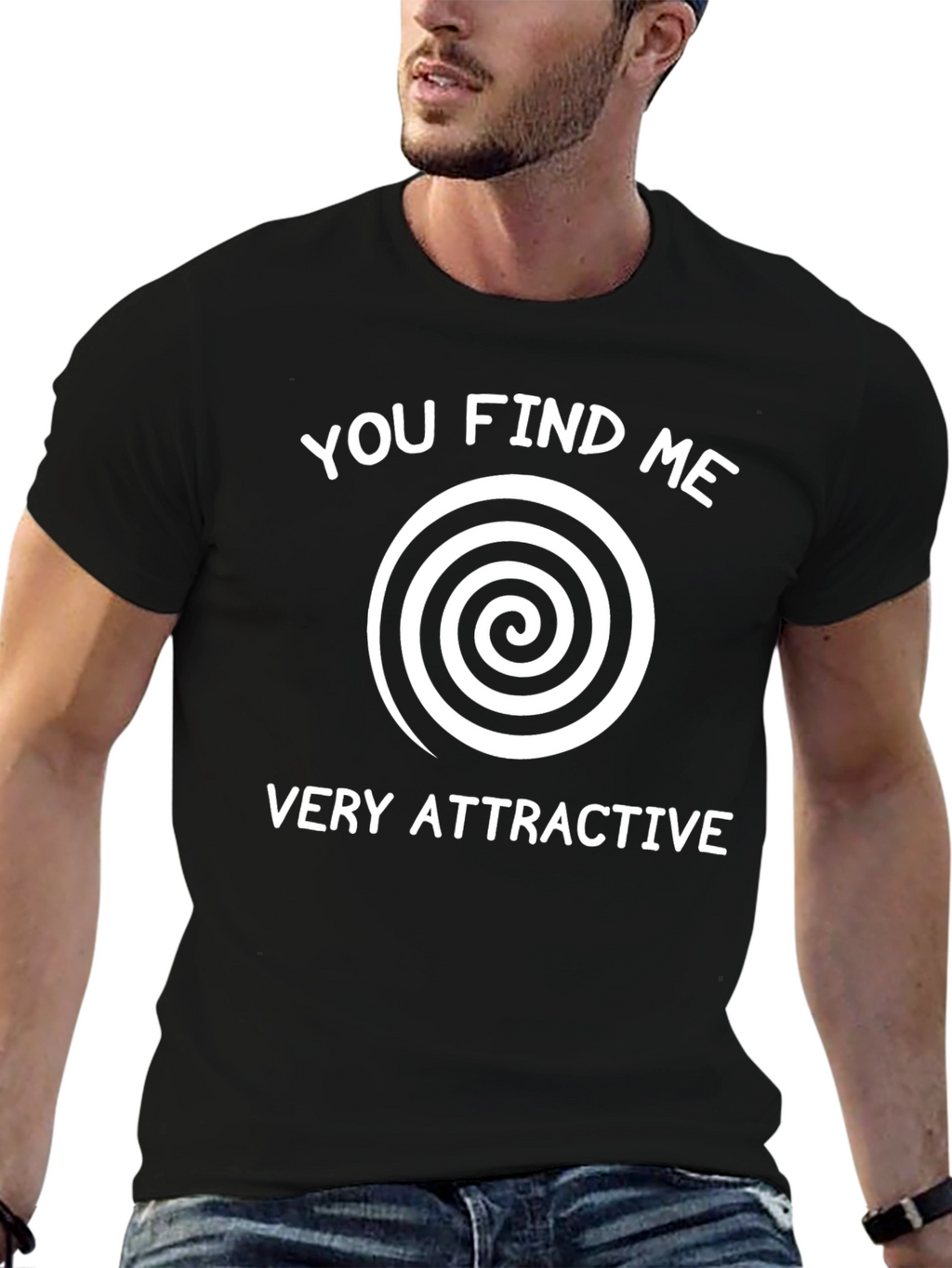 Hypnotic Spiral T-Shirt - You Find Me Very Attractive
