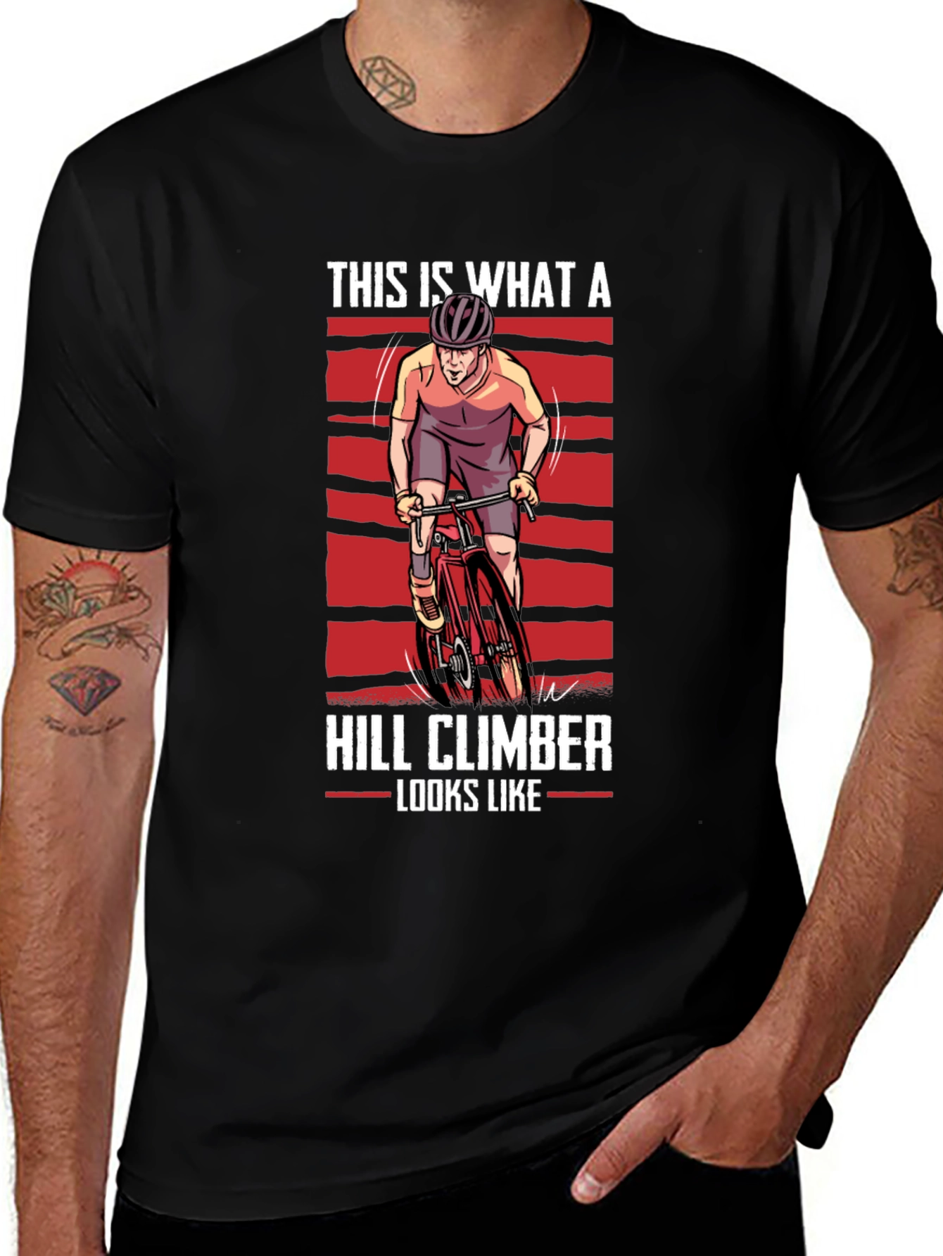 Hill Climber Cyclist T-Shirt - Ride in Style