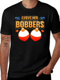 I Love Her Bobbers Fishing T-Shirt