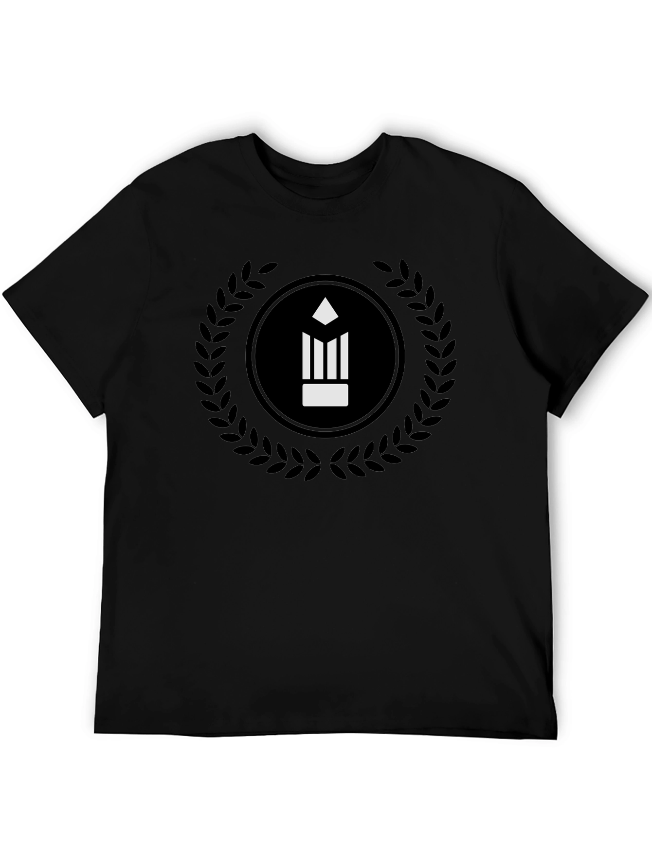 Pencil Logo Black T-Shirt