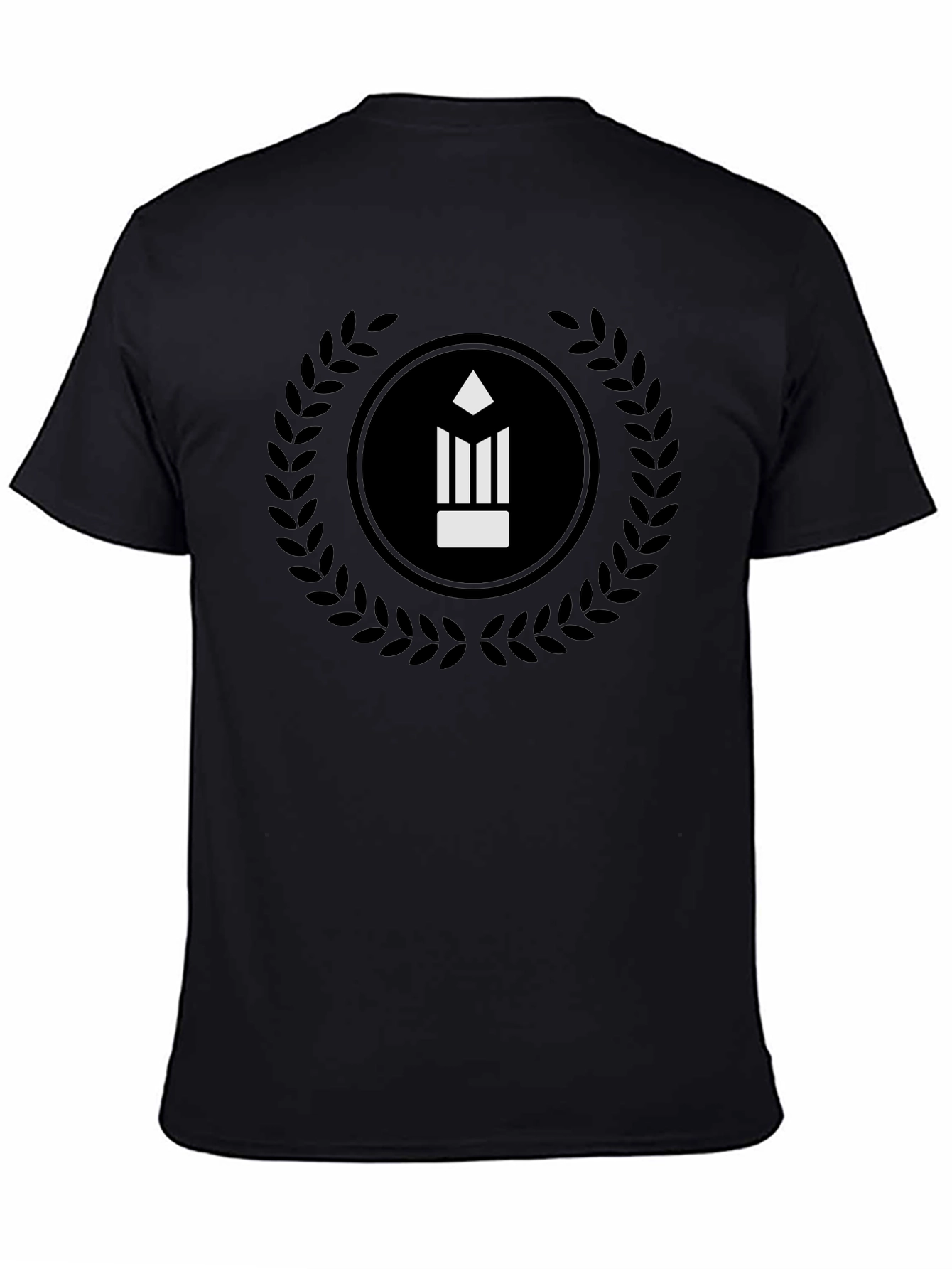 Pencil Logo Black T-Shirt