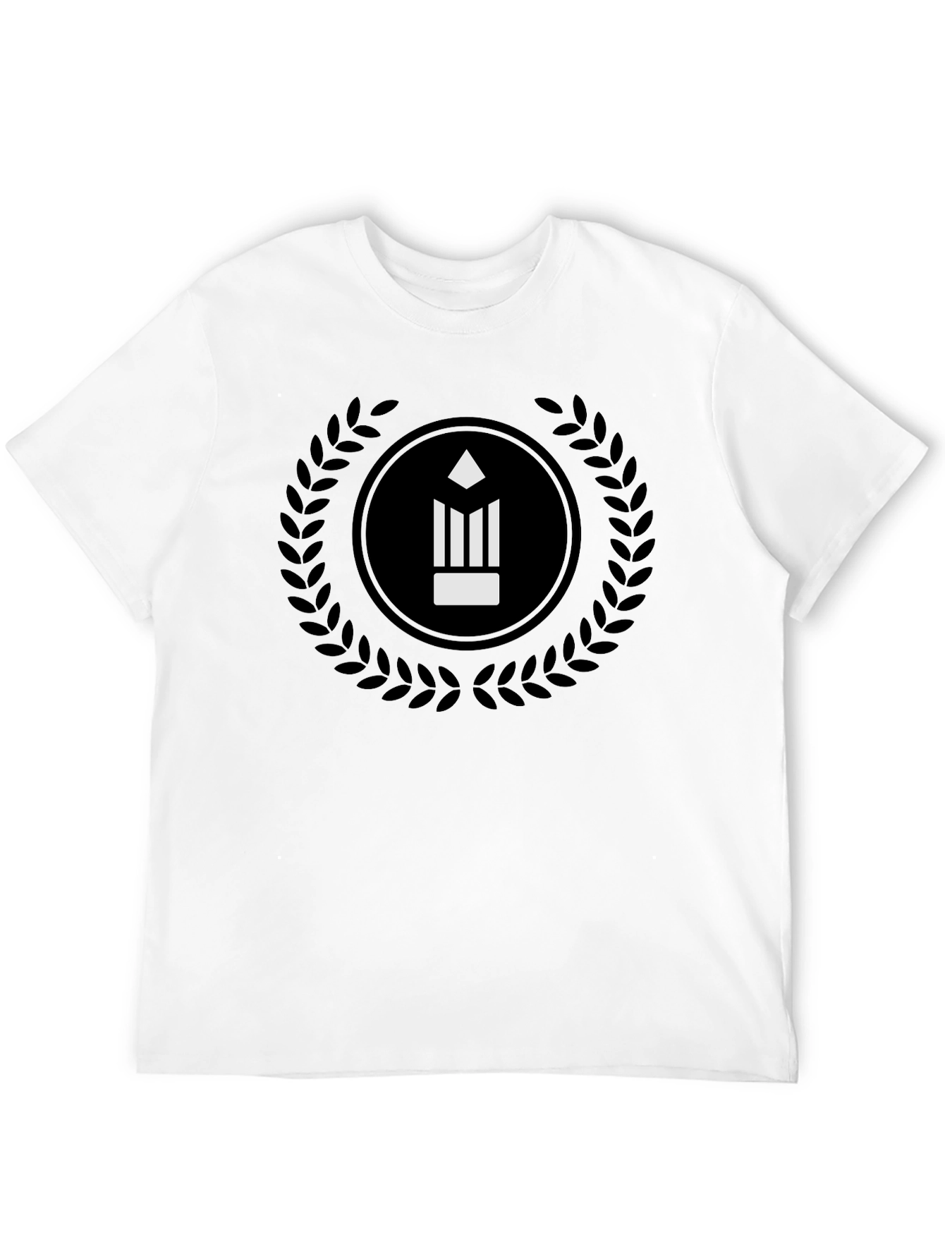 Pencil Logo Black T-Shirt