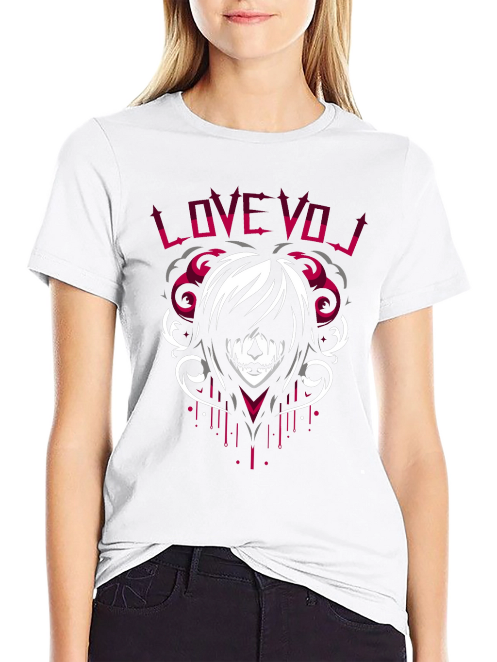 Love VOJ Graphic Tee - Emo Style