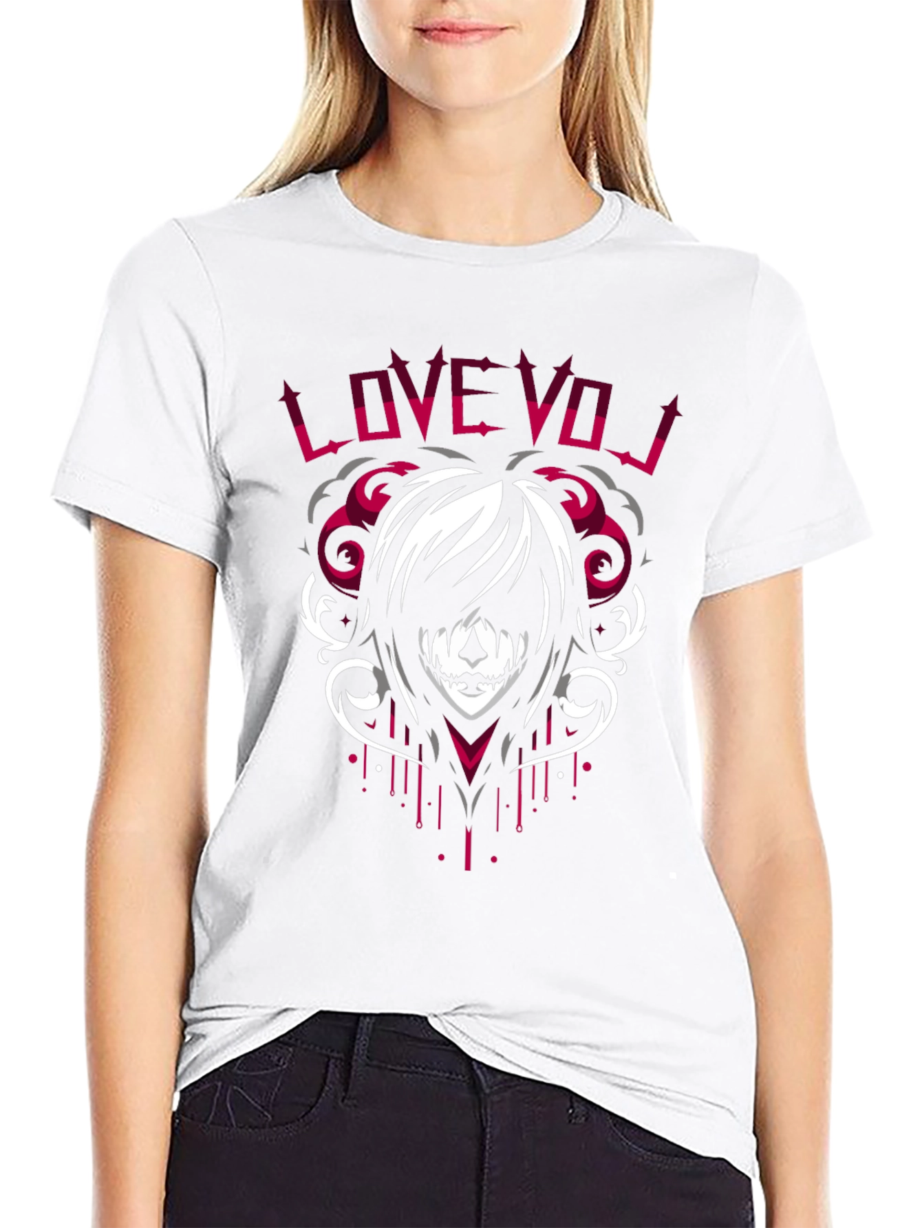 Love VOJ Graphic Tee - Emo Style