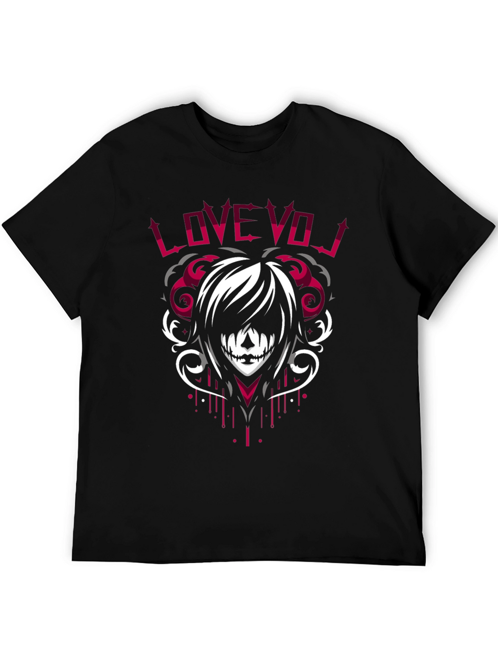 Love VOJ Graphic Tee - Emo Style